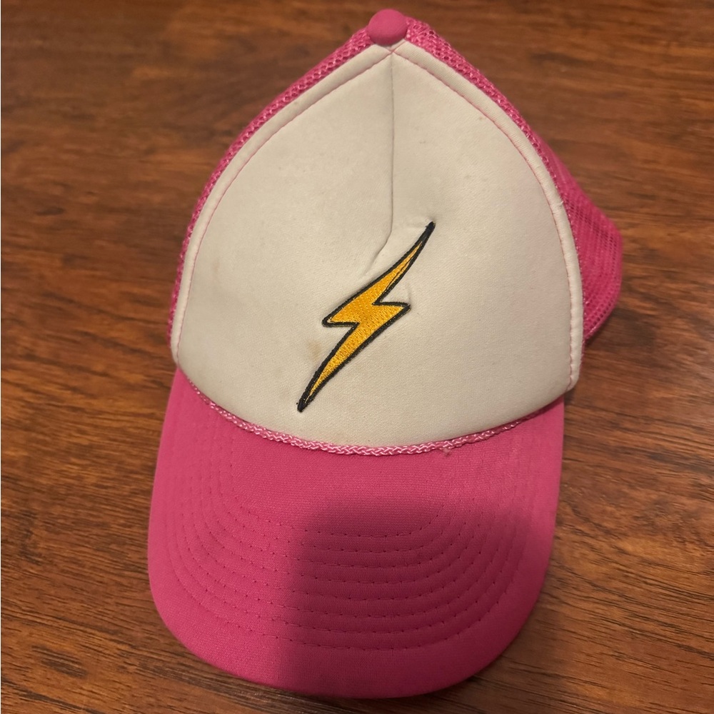 Aviator Nation Pink Lighting Bolt Trucker Hat